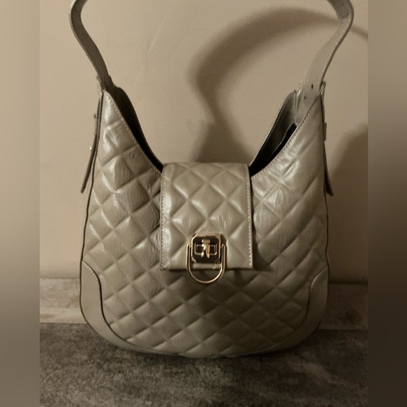 Handbags - A. BELUCCI WOMENS QUILTED SHOULDER BAG TAUPE